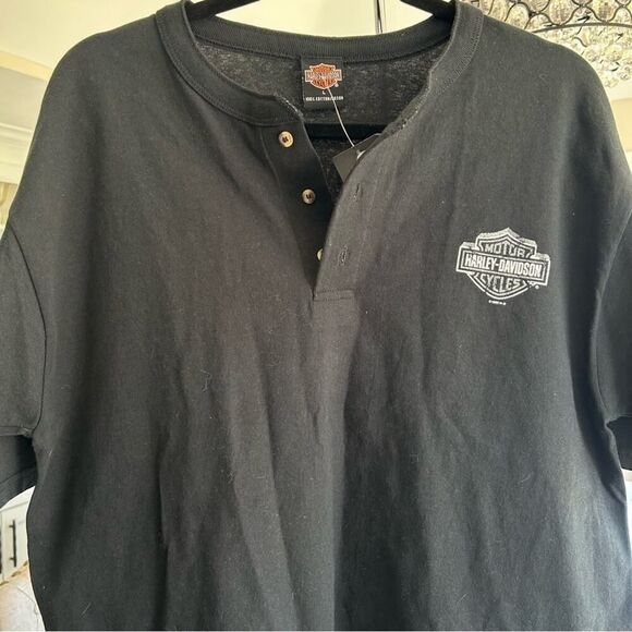 Harley Davidson Men’s Black Tee Shirt NWT - Picture 3 of 13